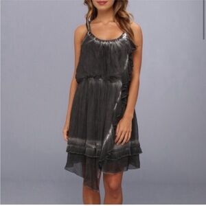 Free People NWOT Aphrodite Tie Dye Dress Ruffle Details